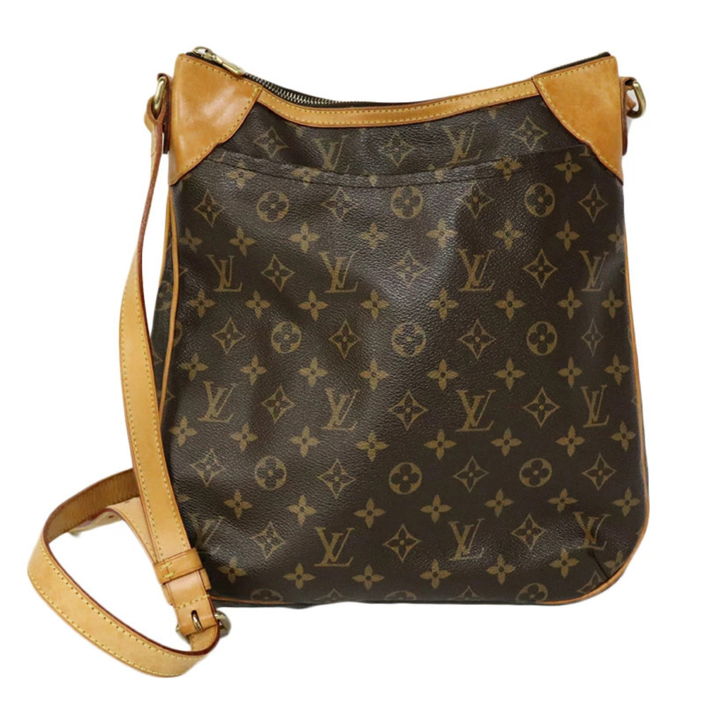 LOUIS VUITTON Odeon Shoulder Bag Monogram Crossbody Brown LV